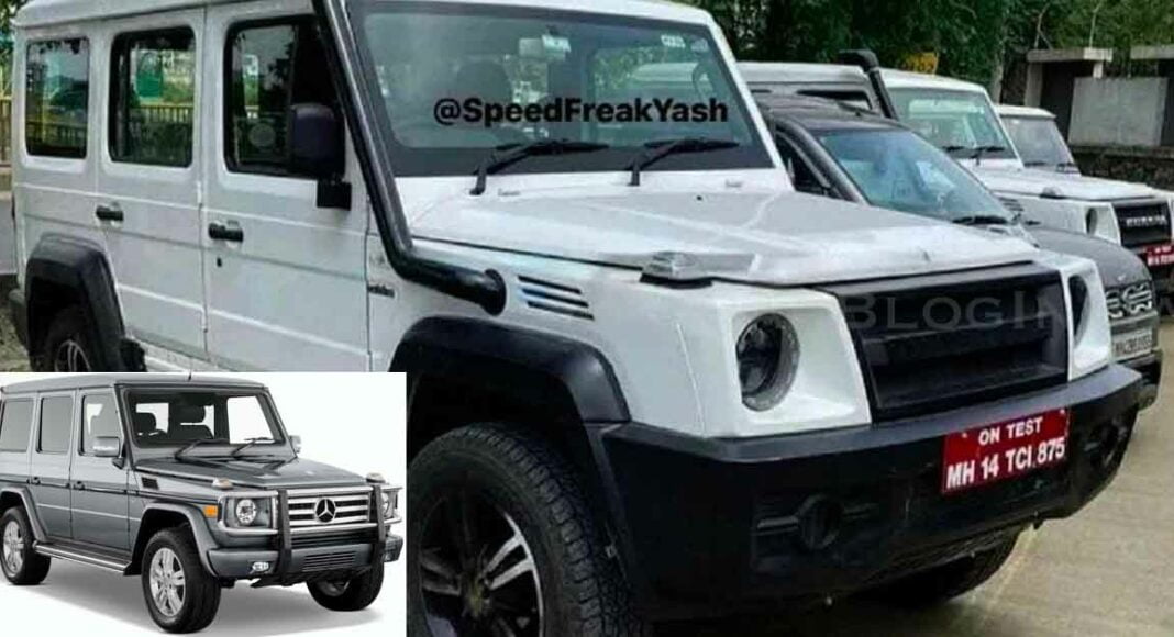 2022 force gurkha 5-door mercedes g-wagon look