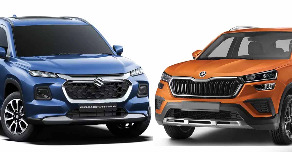 2022 maruti grand vitara vs-skoda kushaq comparison