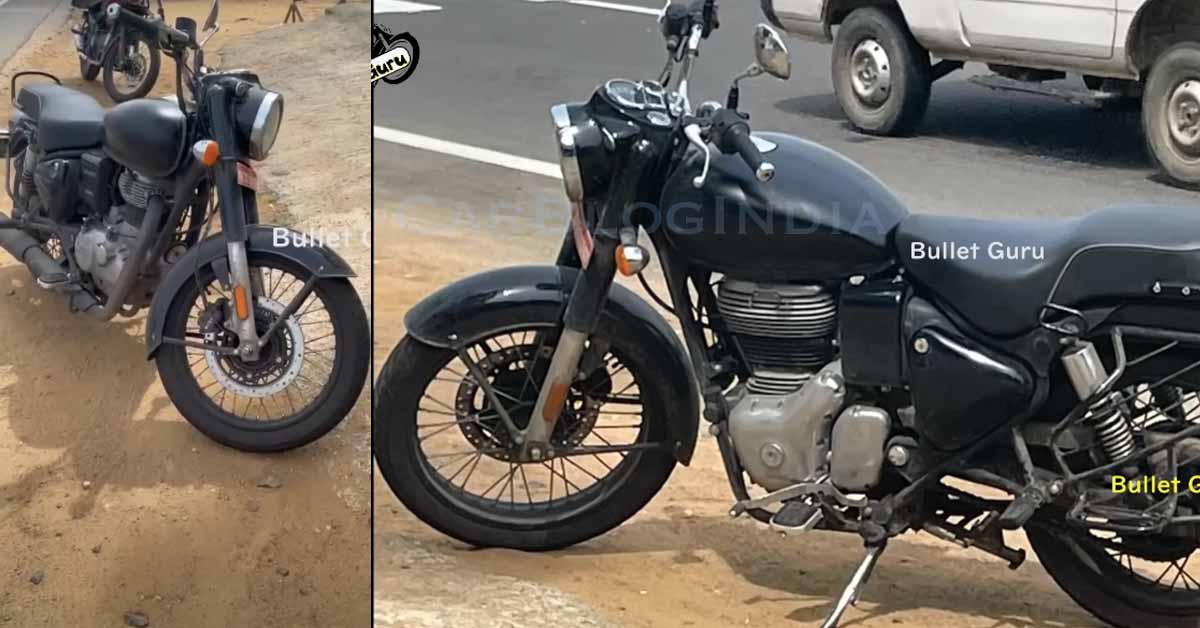 2022 Next Generation Royal Enfield Bullet 350 Spied Sans Camouflage