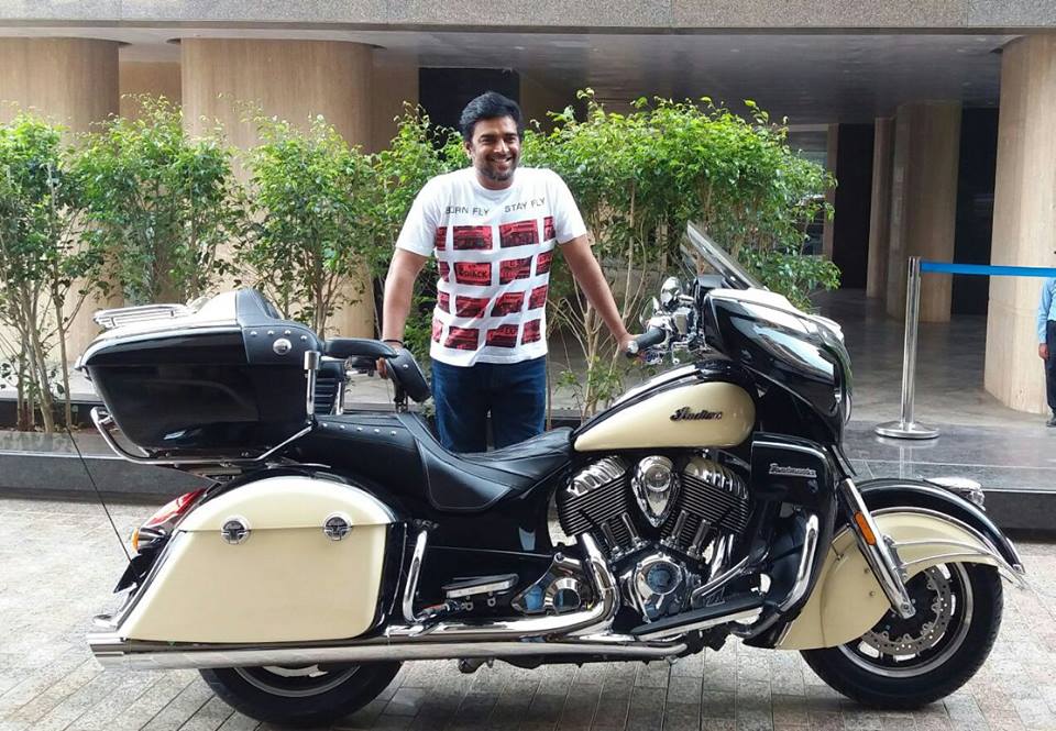 R Madhavan with his Indian Roadmaster