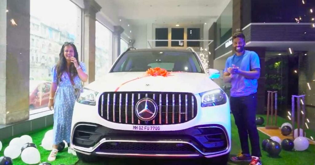 Suryakumar Yadav with His Mercedes benz Gls