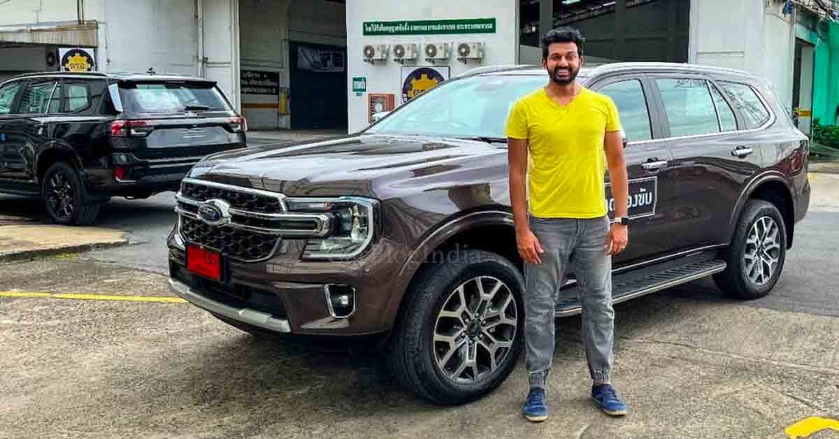 faisal khan new ford endeavour