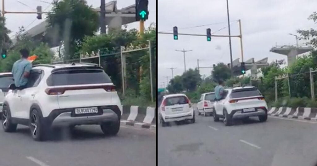 Careless Kia Sonet and Maruti Ritz users on Independence Day