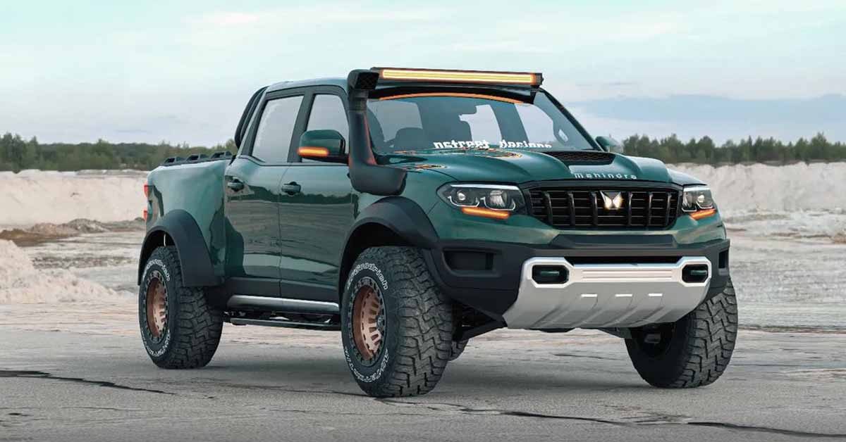 mahindra scorpio n getaway pickup concept