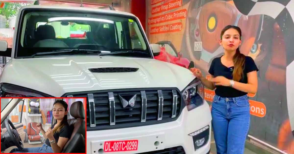 mahindra scorpio n luxury interior mod