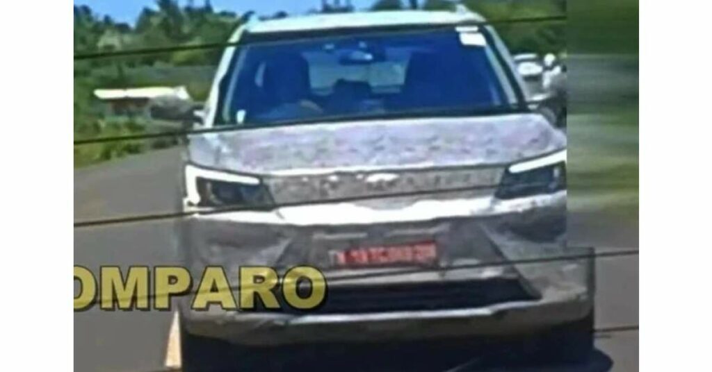 Mahindra XUV400 Electric Spied 