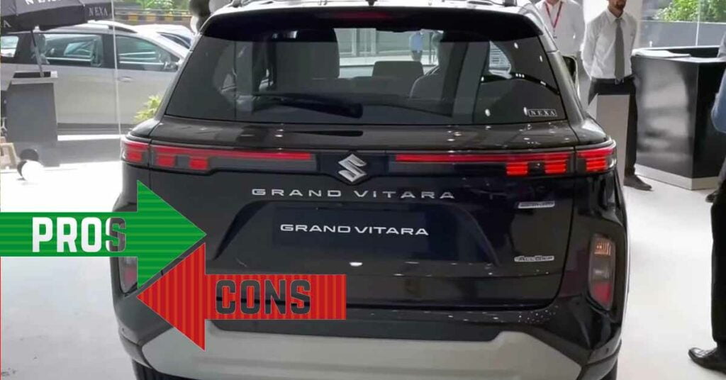 maruti grand vitara pros cons