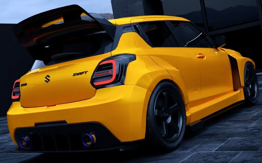 Maruti Swift Concept Inspired by Nissan GT-R and Shelby 500GT