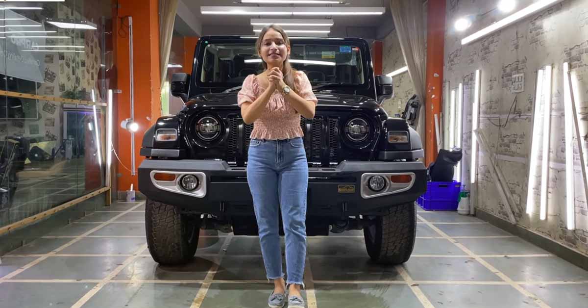 1st Ever Modified Mahindra Thar with Jeep Wrangler Parts