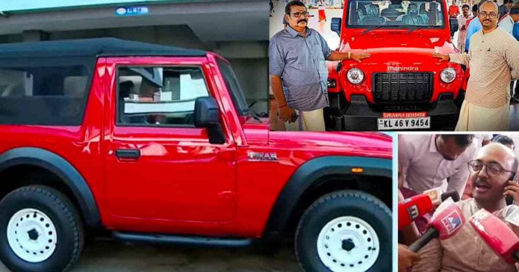 India’s Costliest Mahindra Thar Bought By NRI For Rs 50 Lakh