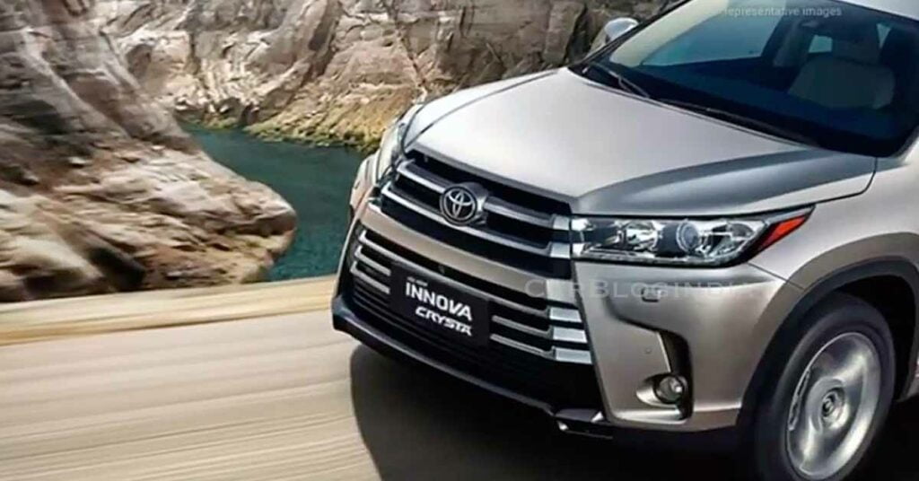 new generation toyota innova crysta représentative image