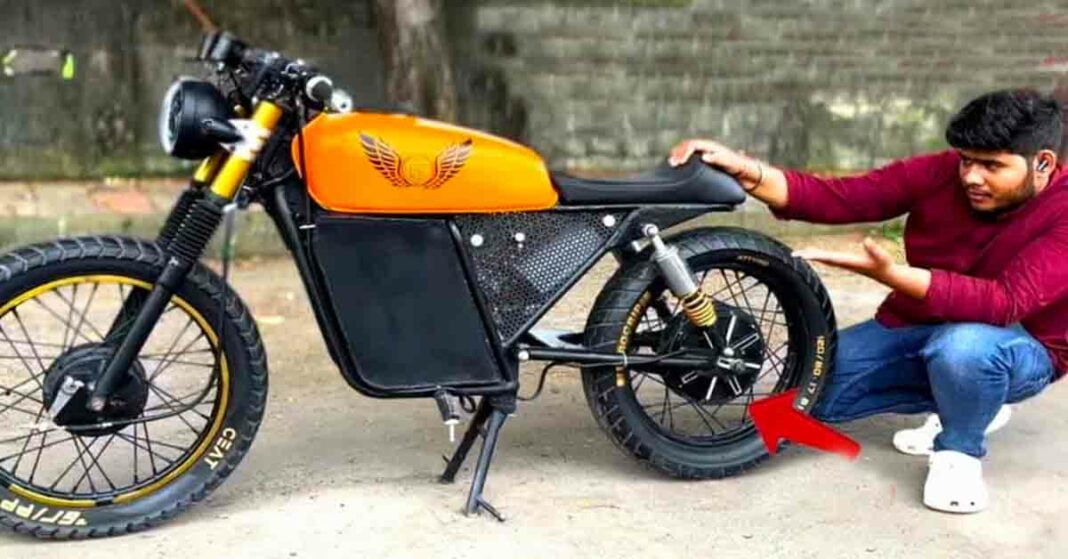 Petrol Bike Converted To Electric in Rs 18,500, Offers 200km Range
