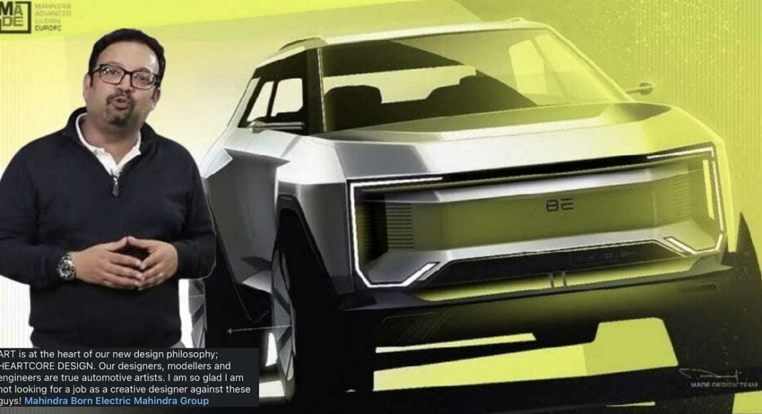 pratap bose on mahindra xuv be ev design