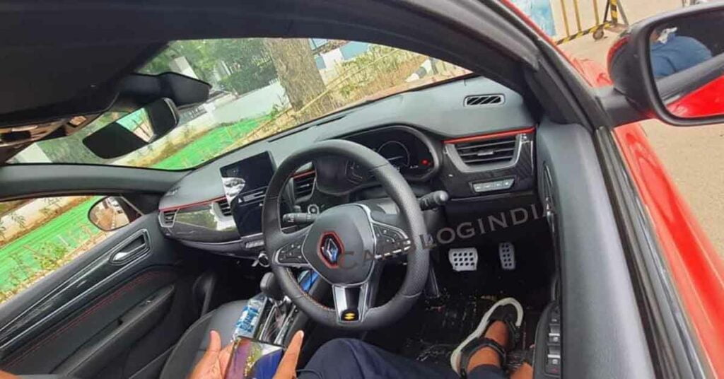 Renault Arkhana (Maruti Grand Vitara Rival) interior spy image