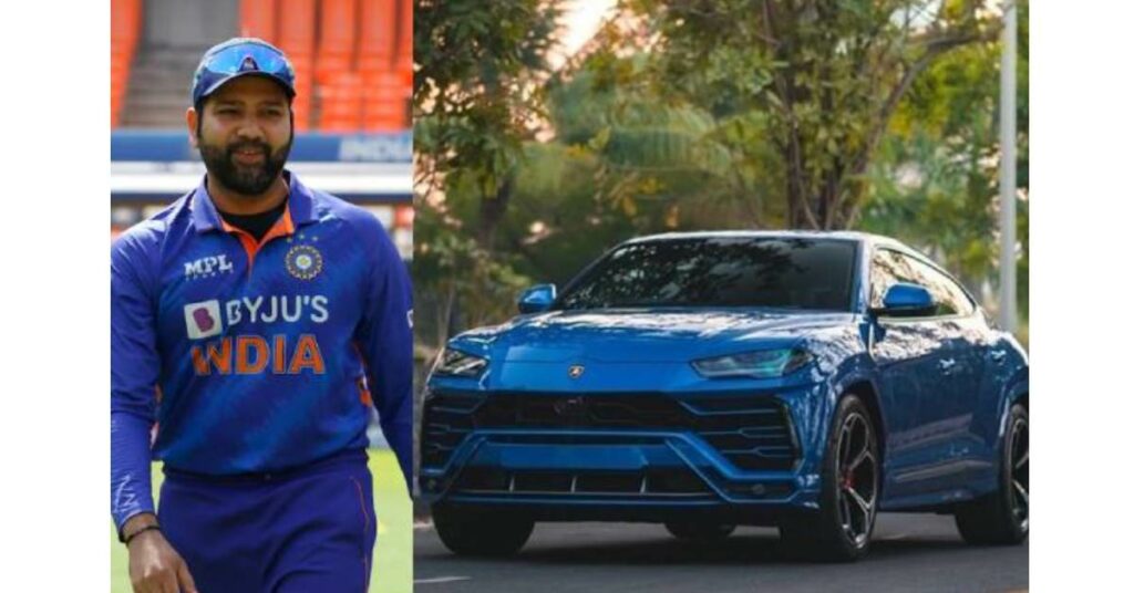 rohit sharma lamborghini urus