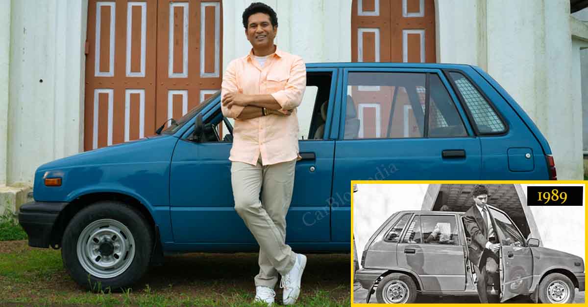 sachin tendulkar maruti 800 restored spinny