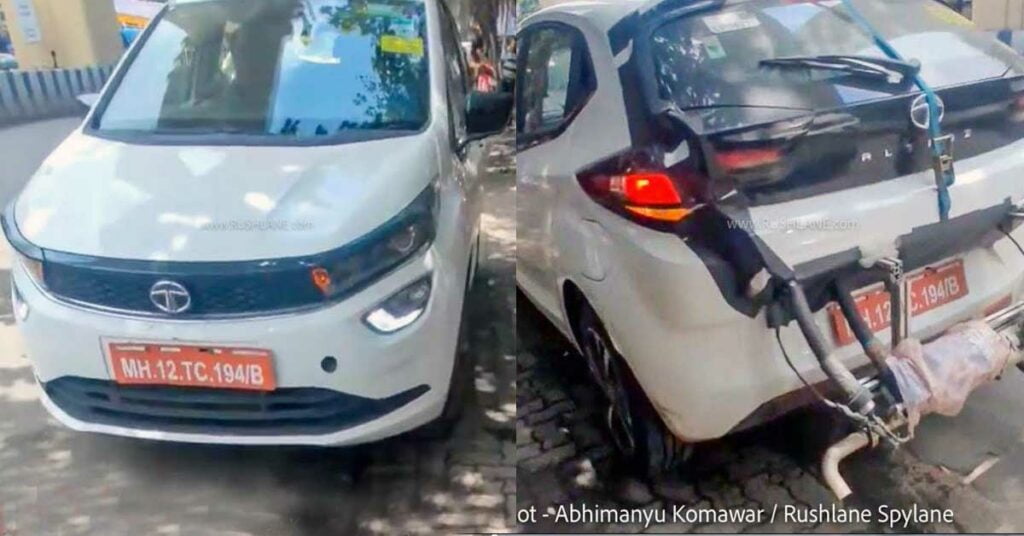 2022 Tata Altroz CNG Spied 