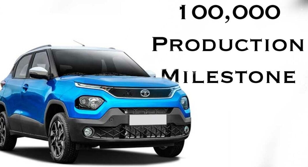 tata punch 100000 production milestone