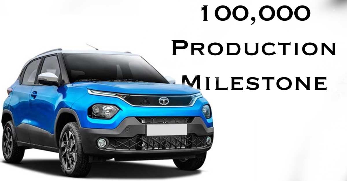 tata punch 100000 production milestone