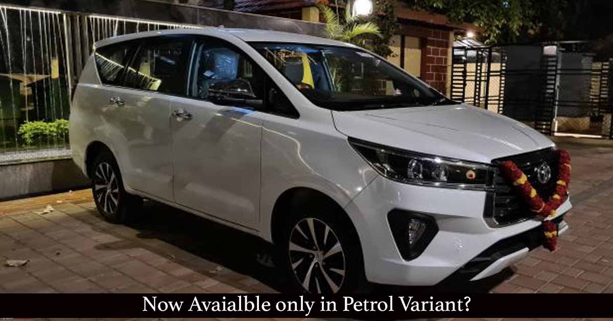 toyota innova crysta diesel variant discontinued