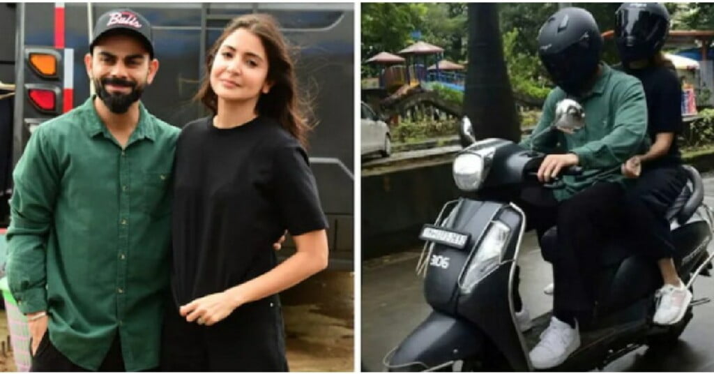 Virat and Anushka Share a Ride on Suzuki Access 125