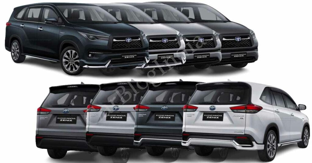 2023 Toyota Innova Zenix in 4 colours