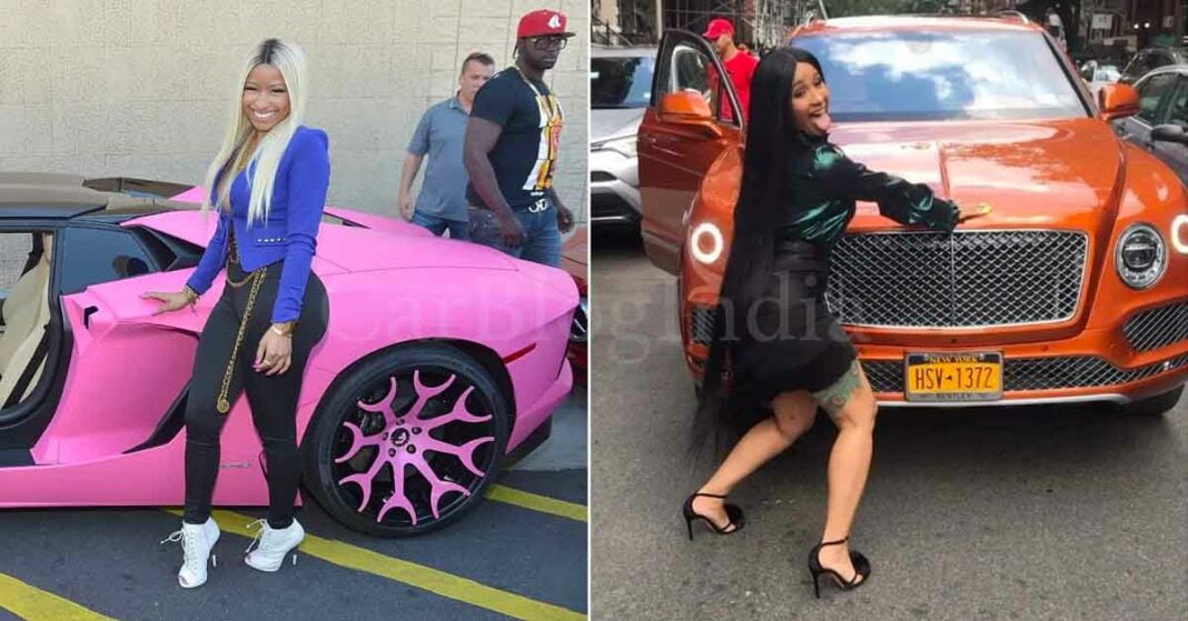 Car Collection Comparison of Nicki Minaj and Cardi B » Car Blog India