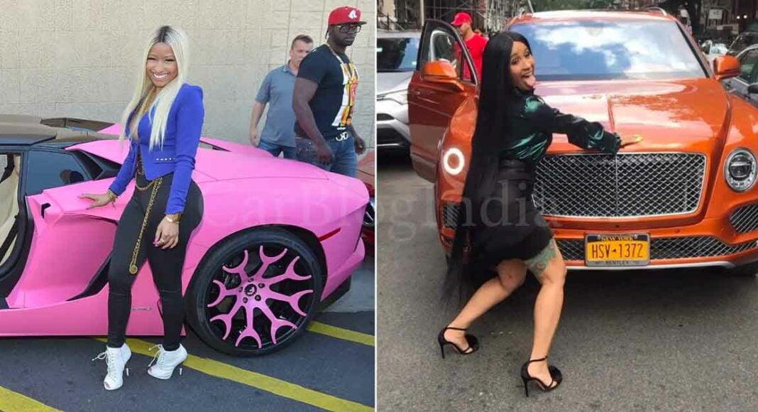 Nicki Minaj vs Cardi B Cars- Who's Got a Better Collection?