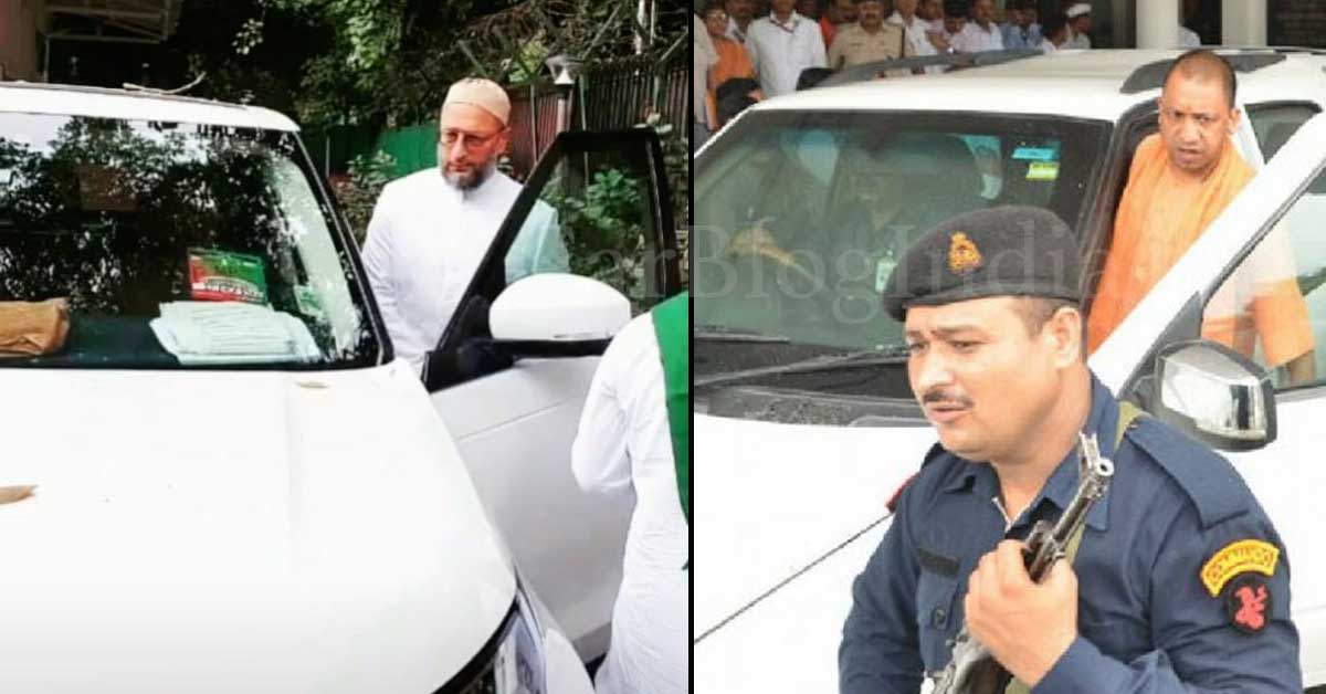 Yogi Adityanath vs Asaduddin Owaisi - Car Collection Comparison