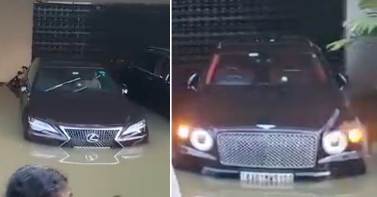 Bentley Lexus Bengaluru Floods