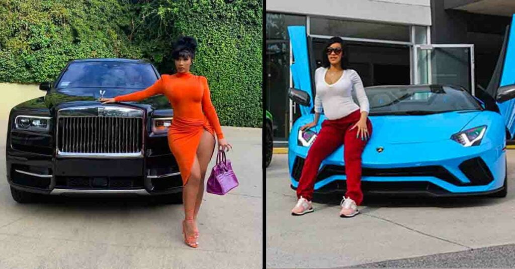 car collection of cardi b