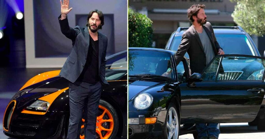 car collection of keanu reeves