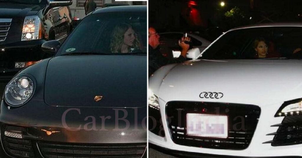 car collection of Taylor swift