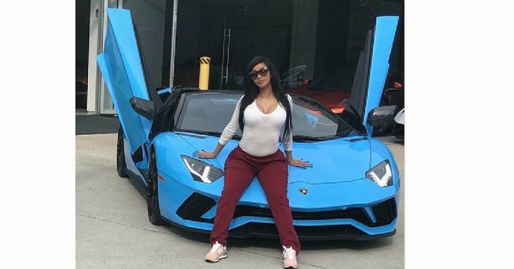 Cardi B Lamborghini Aventador S Roadster