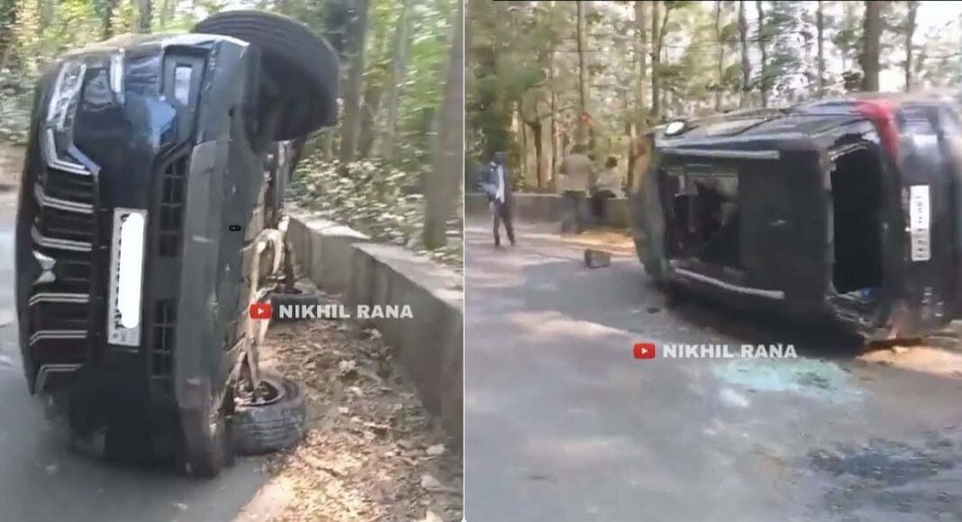 Mahindra XUV700 with ADAS Functions Crashes in Tamil Nadu