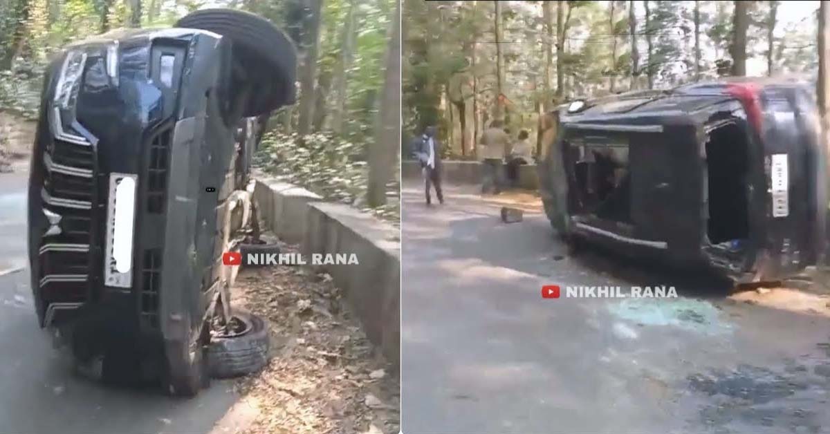 Mahindra XUV700 with ADAS Functions Crashes in Tamil Nadu