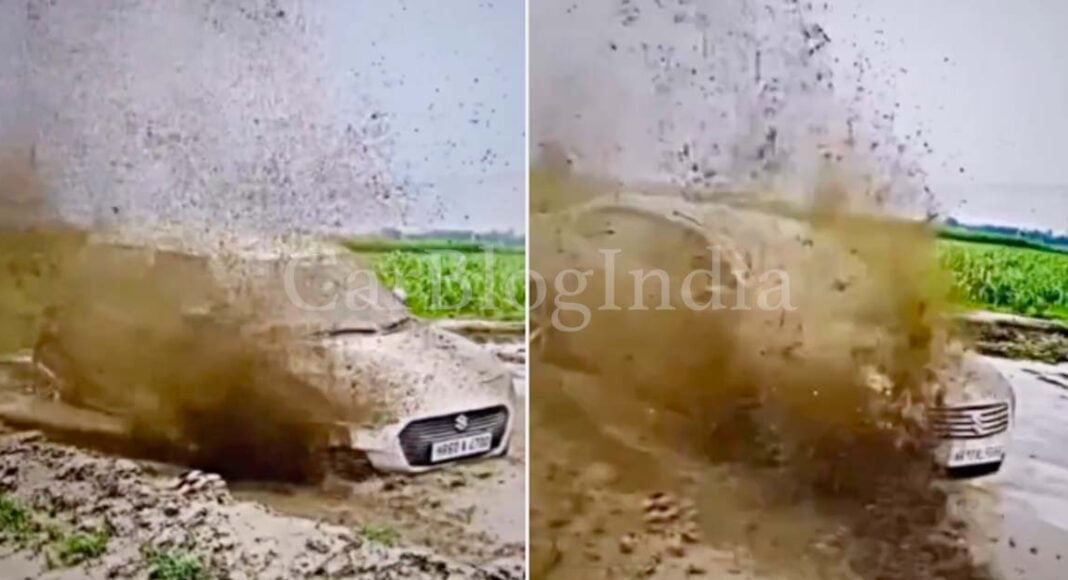 Maruti Swift and Ciaz taken off road for some mud-plunging action,