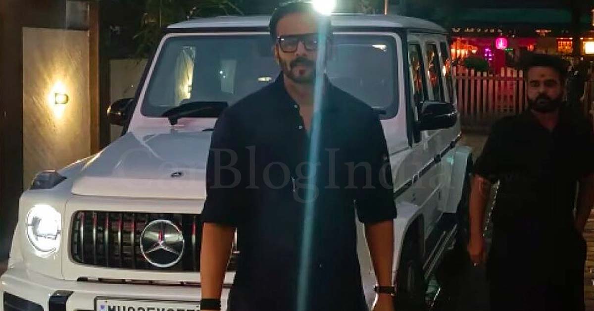 Film Director Rohit Shetty seen with his Mercedes G63 AMG