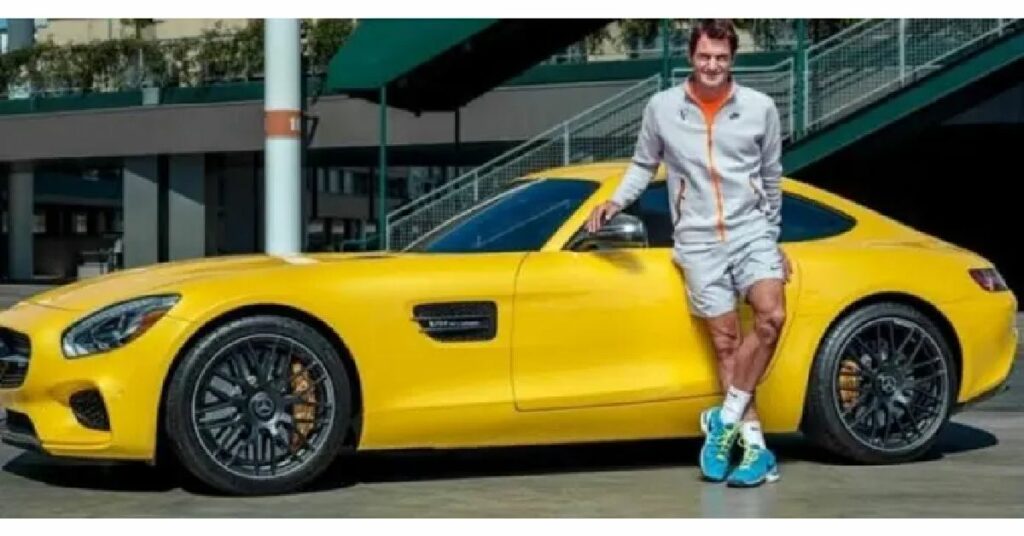 Car Collection of Roger Federer Mercedes Sls Amg