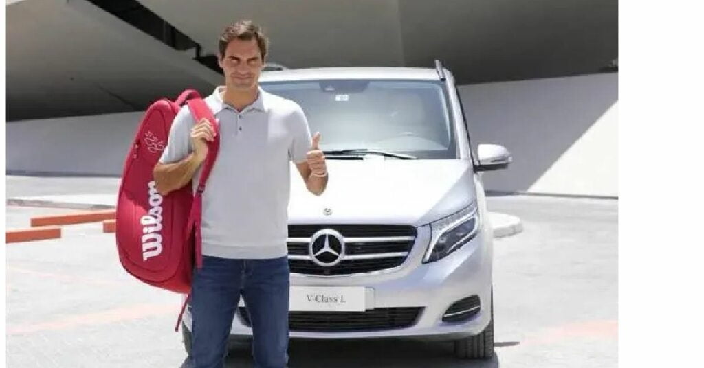 Car Collection of Roger Federer Mercedes V class