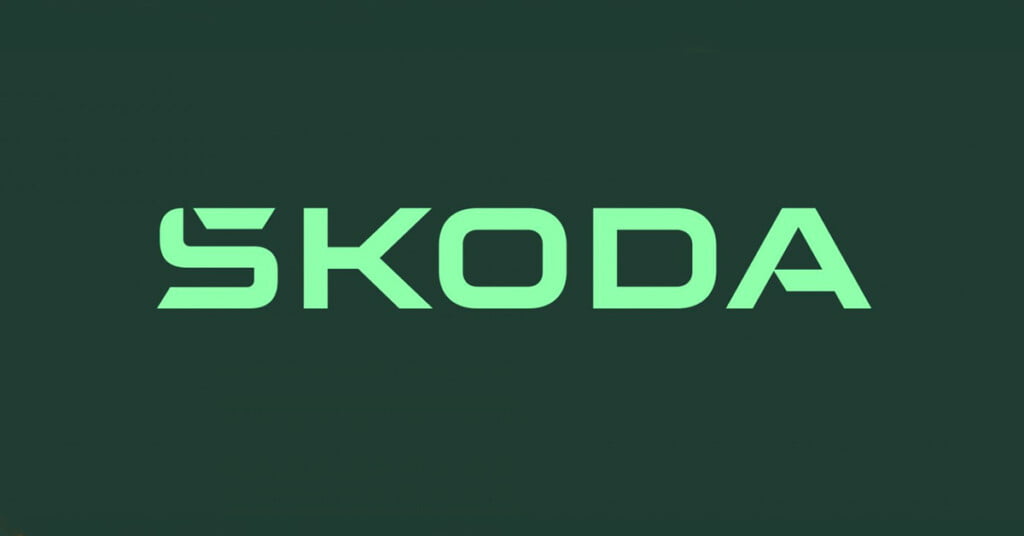 skoda new brand logo