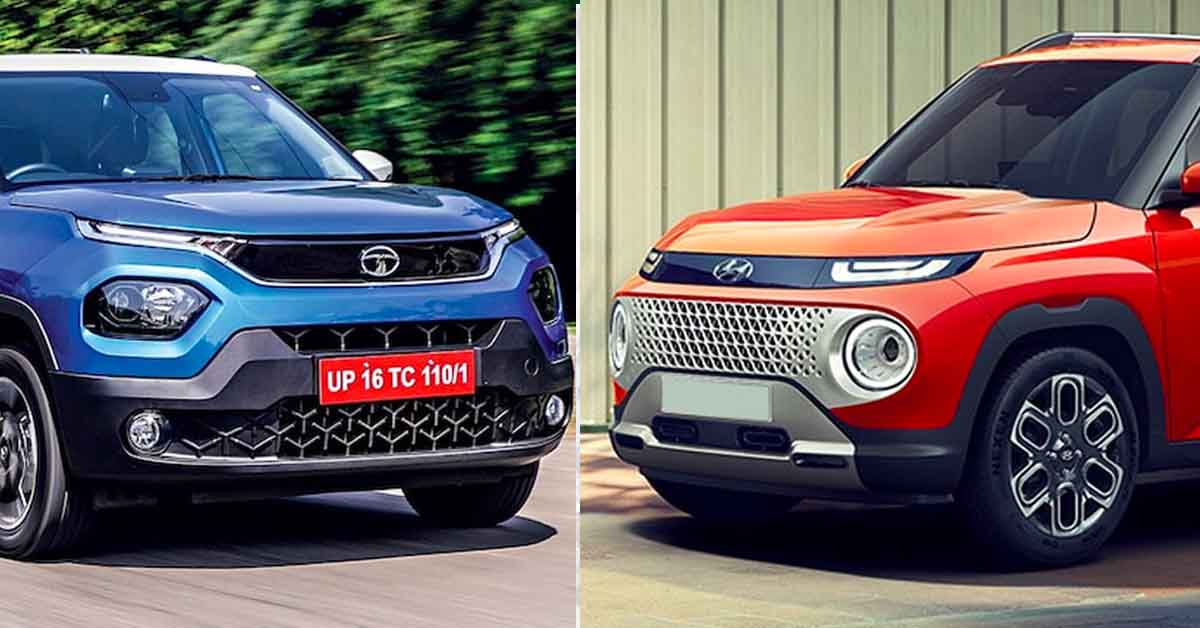 tata punch vs hyundai casper comparison