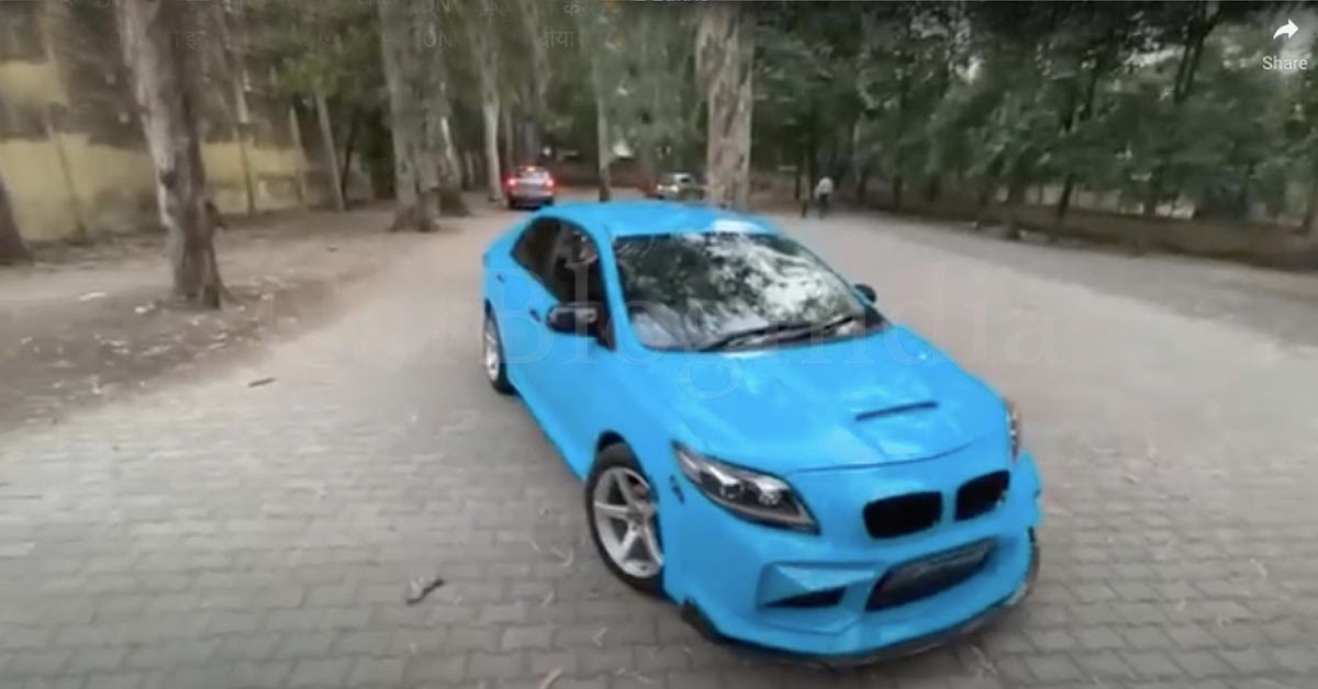 toyota corolla modified into bmw m3