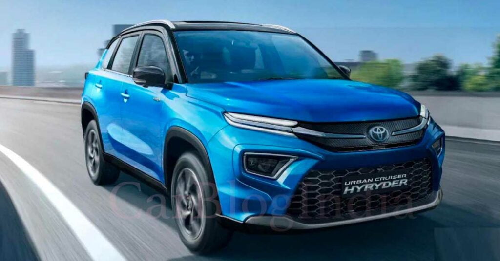 toyota urban cruiser hyryder suv