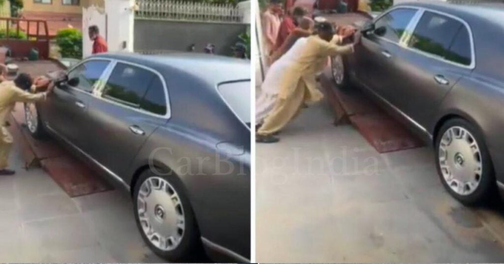 uk Bentley mulsanne found in pakistan