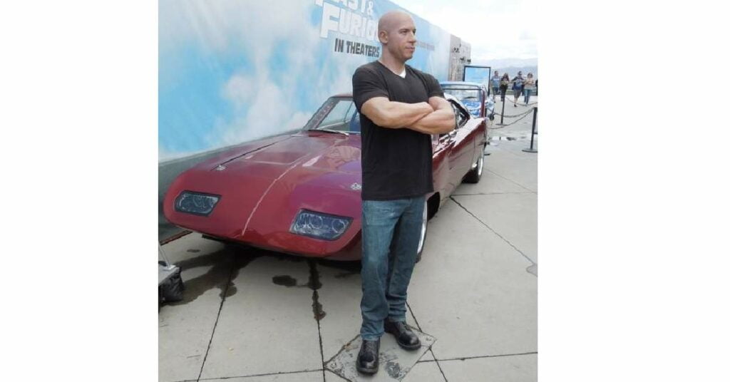 Vin Diesel Dodge Charger Daytona - Wax Statue