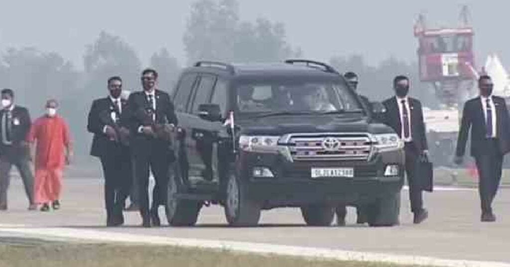 Yogi Adityanath Toyota Land Cruiser