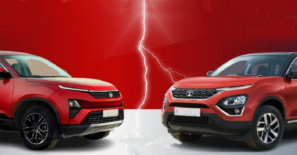 2023 tata harrier facelift vs current model