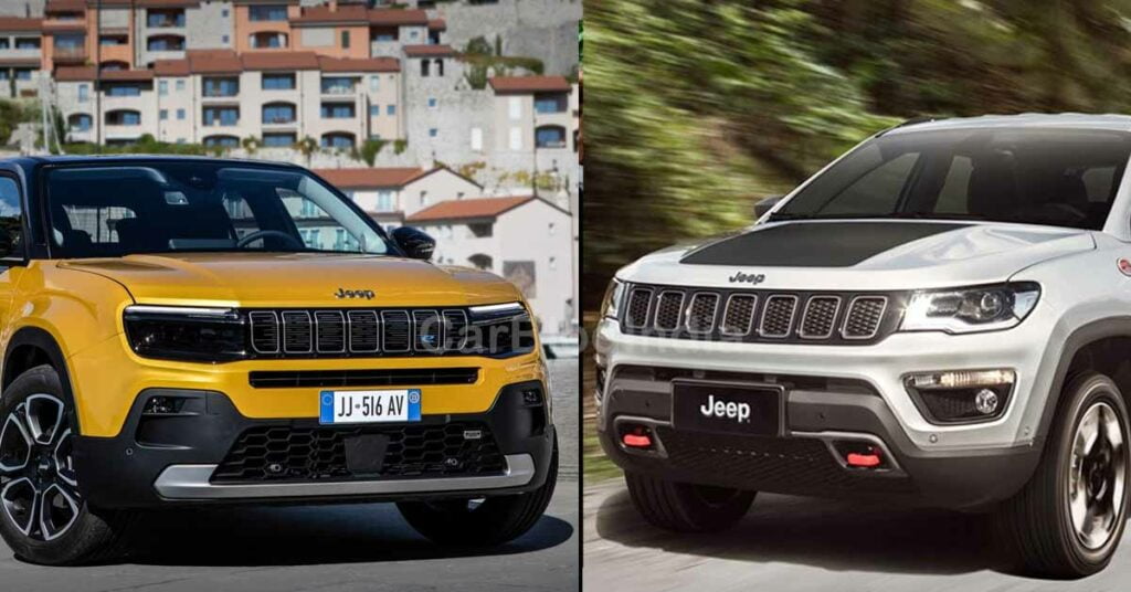 Jeep Avenger Vs Jeep Compass Comparisonjpg