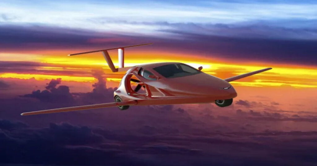 Samson Switchblade 3-Wheeler Flying Car Rendering